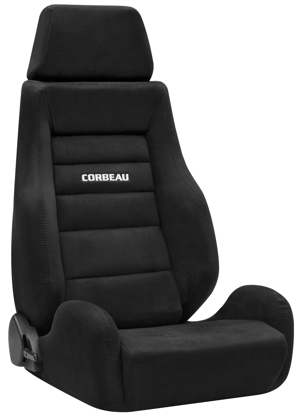 Corbeau GTSII Racing Seat, Black Leather / Microsuede, LS20301PR